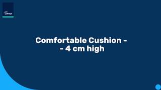 Timago CLASSIC H011 invalidný vozík šírka 46cm, čierny