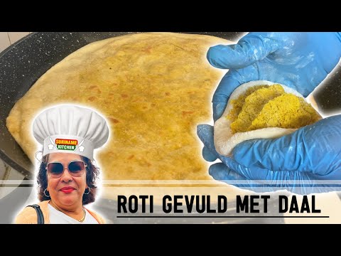 Echt Surinaams Roti Recept 🇸🇷 | Roti Gevuld Met Daal (Stap-voor-Stap + Geheimen!)