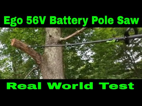 Ego PS1001 56v Battery Pole Saw Real World Test #400