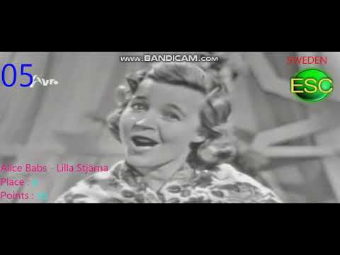 ESC 1958 - RECAP (10 COUNTRIES)