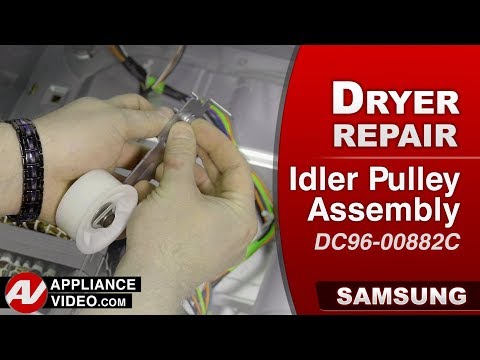 Samsung Dryer - Will Not Start - Idler Pulley Assembly Repair and Diagnostic