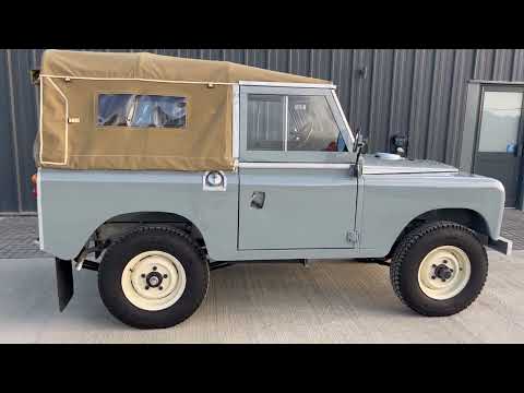 1972 Land Rover Series 3 PCO Welsh grey exterior