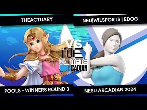 New England Ultimate Arcadian 2024 - TheActuary (Zelda) vs Edog (Wii Fit) - Pools Winners Round 3