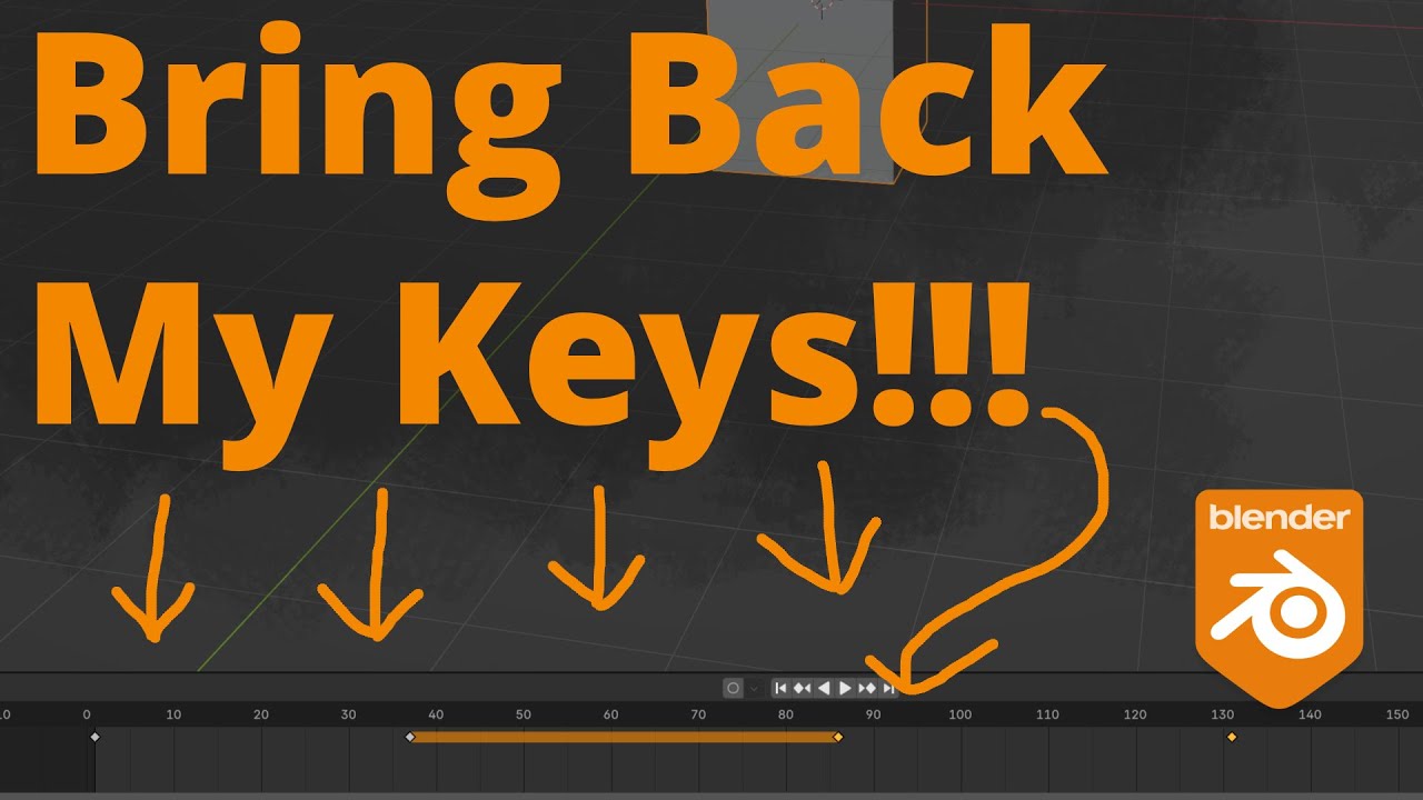 Blender - Why Can't I See My Keyframes In the Timeline