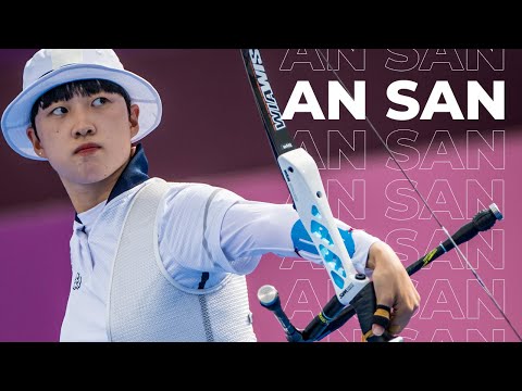 Olympic Champion An San shooting highlights | #ArcheryatTokyo