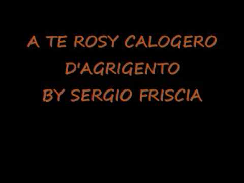 A TE ROSY sergio friscia