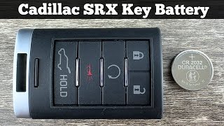 2010 - 2015 CADILLAC SRX Key Fob Battery Replacement - How To Change Replace Remote Batteries DIY