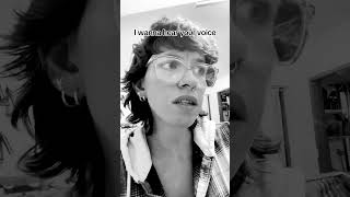 I wanna hear your voice