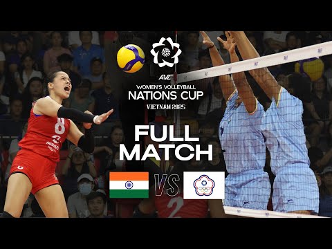India vs. Chinese Taipei - Pool Play | AVC Women's Nations Cup