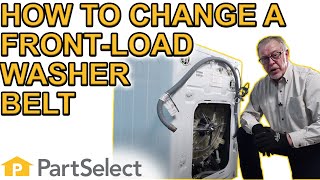 Washer Troubleshooting — How to Change a Front Load Washer Belt