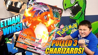 PULLED CHARIZARD AGAIN AND AGAIN! THE WORLDS LONGEST POKEMON CARDS BATTLE IS FINALLY OVER! ETHAN WON