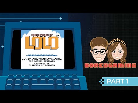 Adventures of Lolo Gameplay walkthrough Floor 1-1 to 4-2 (PART 1)