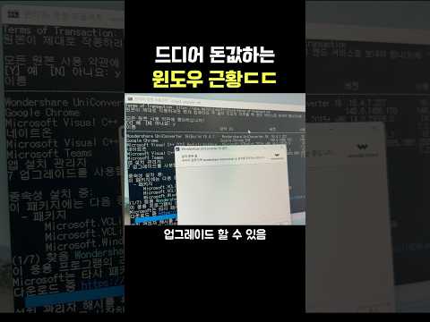 드디어 돈값하는 윈도우 근황..ㄷㄷ