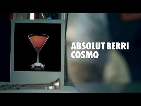 ABSOLUT BERRI COSMO DRINK RECIPE - HOW TO MIX