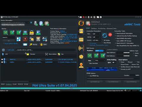 Flash F64 box Redmi 7A programing....