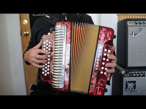 Zydeco on a Triple-Row GCF Diatonic Button Accordion - Basics Pt. 4