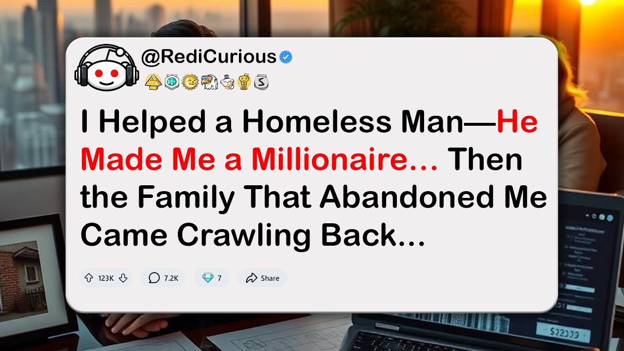 [FULL STORY] When I Helped a Homeless Man, I Had No Idea He Would Make Me a Millionaire… But Then…