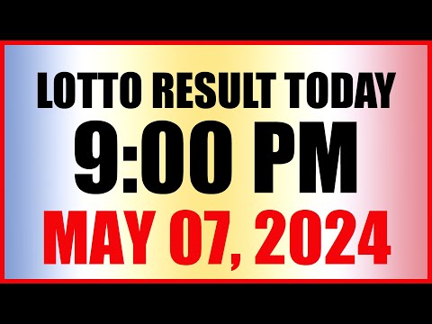 Lotto Result Today 9pm Draw May 7, 2024 Swertres Ez2 Pcso