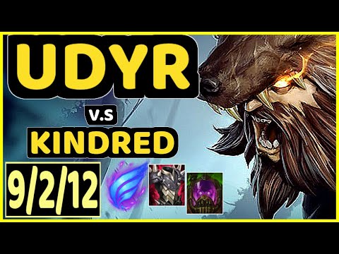 UDYR vs KINDRED - 9/2/12 KDA JUNGLE GAMEPLAY - BR Ranked GRANDMASTER