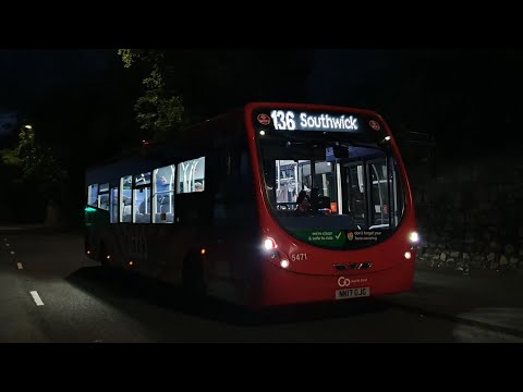 FIRST DAY OF CONTRACT: Journey On Route 136 | NK17GJG/5471 - Go North East: Wright StreetLite DF