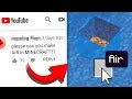 Turning COMMENTS Into Minecraft CRAFTING RECIPES