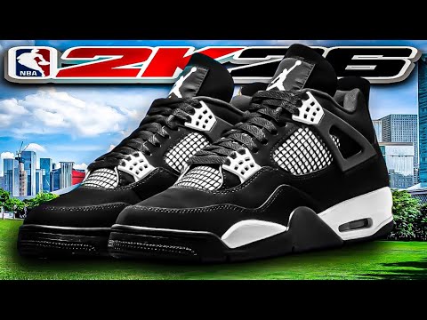 HOW TO MAKE Air Jordan 4 “White Thunder” In NBA 2K26 Shoe Creator 