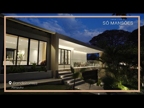 Casa Linear à Venda no Bandeirantes Pampulha | 5 Suítes, Piscina e Gourmet Sofisticado
