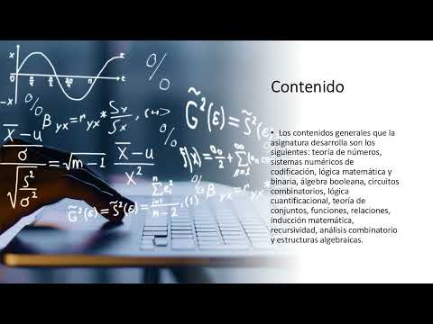 Presentación de la asignatura: Matemática Discreta 1