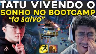FAKER SALVOU TATU NO BOOTCAMP KR, TITAN TILTANDO COM ROBO NO INHOUSE - RENECRODILO LEAGUE OF LEGENDS