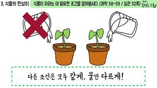 과학 4학년 1학기 3단원 6차시 영상(58-59p)
