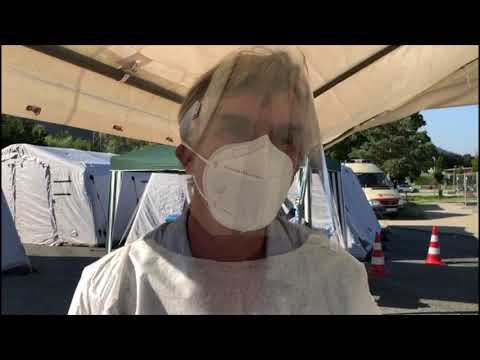 Kiefersfelden: Corona-Tests an der A93 für Urlaubsrückkehrer