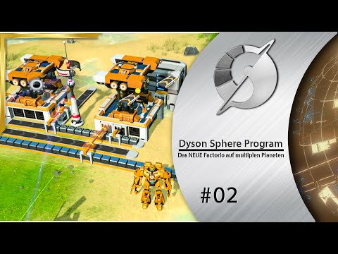 Dyson Sphere Program 🏭 Basis Material Produktion | Fabrik, Förderbänder, Weltraum [s1e2]