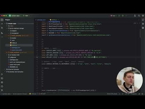Fastest way to instrument NodeJS app with OpenTelemetry. Get Traces & Logs within 2 minutes.