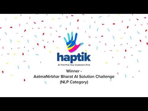 Haptik wins AatmaNirbhar Bharat Challenge organized by Raise 2020