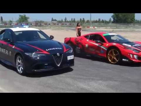 Ferrari 458 vs Alfa Romeo Giulia QV