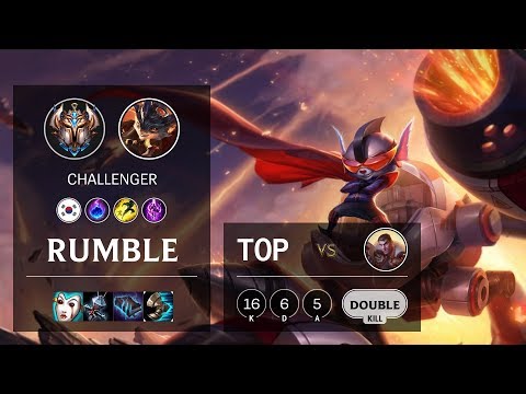 Rumble Top vs Jayce - KR Challenger Patch 10.11