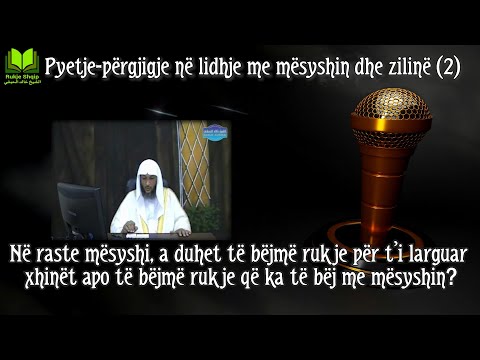 Në raste mësyshi, a duhet të bëjmë rukje për t’i larguar xhinët apo të bëjmë rukje që ka të bëj...?
