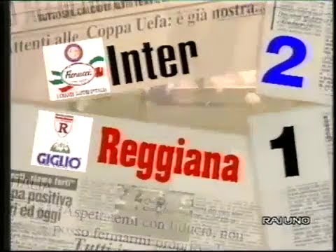 1993-94 (1a - 29-08-1993) INTER-Reggiana 2-1 [Jonk,Padovano,Schillaci] Servizio D.S.Rai1