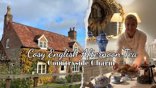 Simple Living in the English Countryside | Cosy Afternoon Tea, Apple Cinnamon Scones