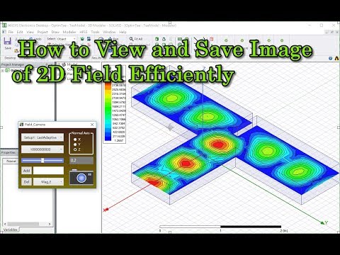 How to View and Save Image of 2D Field Efficiently