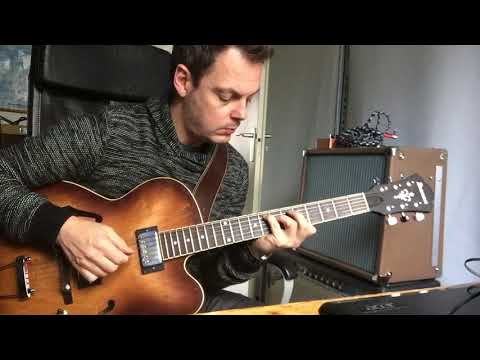 Ibanez AF55-TF through Fender Blues Deluxe