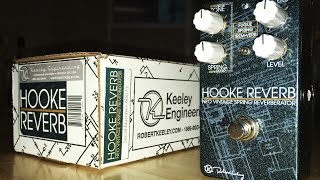 Video thumbnail for Keeley Hooke Spring Reverb  -  Bank 1 & 2 Demo And Review!  - Les Paul by Tri Pedal Reviews