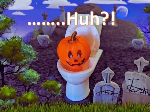 STL file Pumpkin Skibidi Toilet Interactive 3D Print! 🎃 ・Model to ...