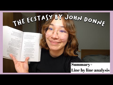 The Ecstasy by John Donne  Summary and Line by Line analysis