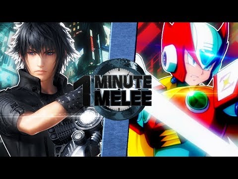 Noctis vs Zero (Final Fantasy vs Mega Man) - One Minute Melee S6 EP13