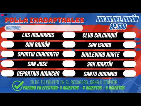 INADAPTABLES - "ESPECIAL CLUB SANTA ROSA CAMPEÓN"