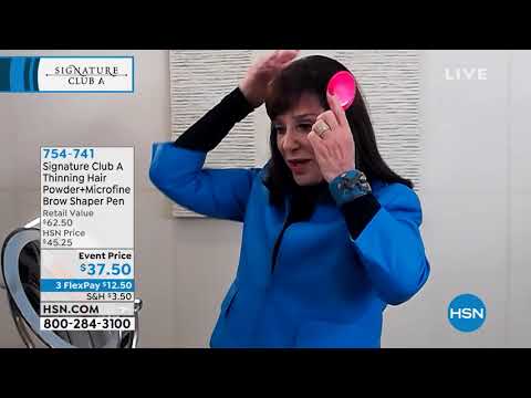 Signature Club A Thinning Hair Powder + Microfine Brow S...