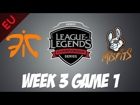 Fnatic vs Misfits| Game 1 | HIGHLIGHTS | EU LCS W3D1 2017 Spring split