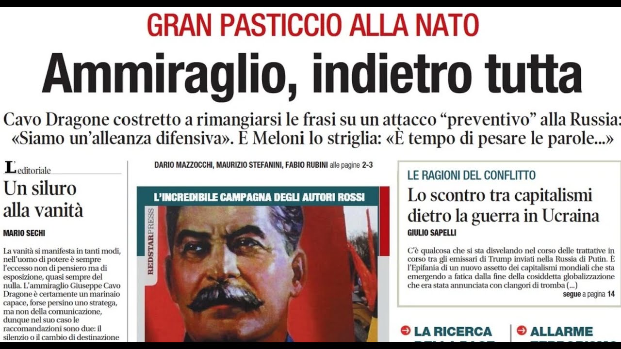 RASSEGNA STAMPA 4 DICEMBRE 2025. QUOTIDIANI NAZIONALI ITALIANI  PRIME PAGINE DEI GIORNALI DI OGGI