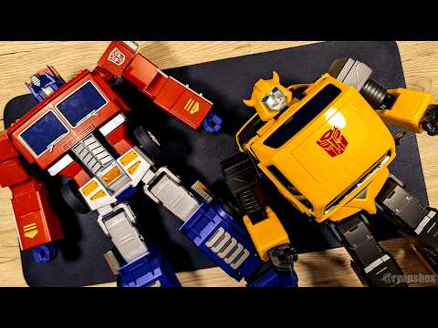 Transformers Badassatron and Optimus Prime